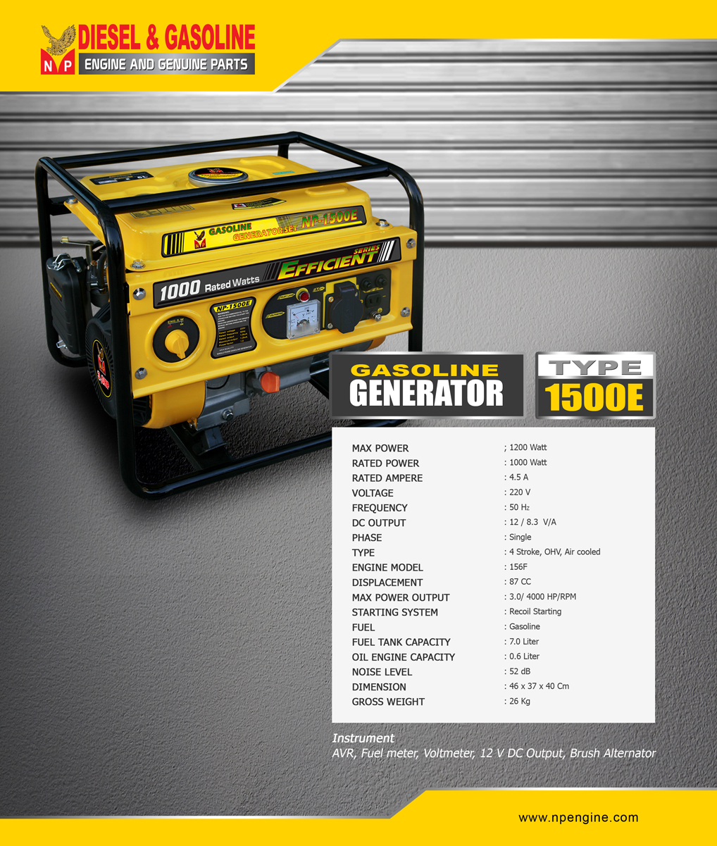 GENERATOR-Set-1500E